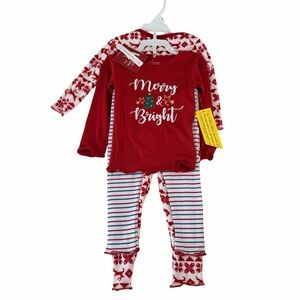 12M Christmas Pajama Bundle – 2 Sets (4 Pieces) NWT